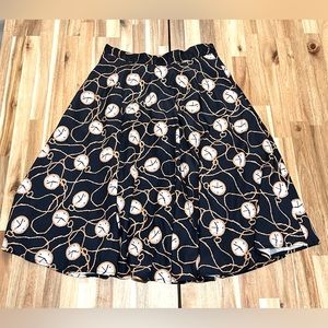 ModCloth A Line Clock skirt